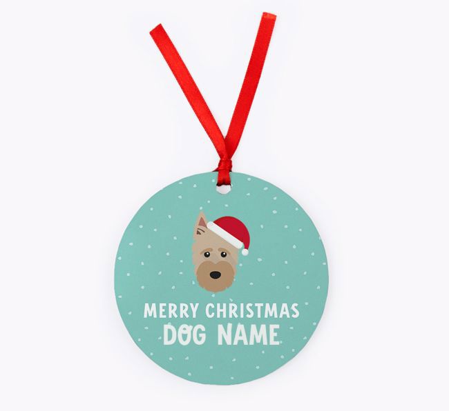 Merry Christmas: Personalised {breedFullName} Christmas Decoration